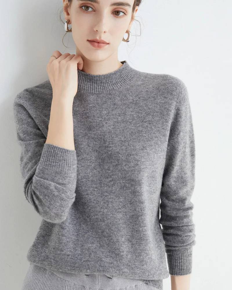 100% Merino Wool Turtleneck Jumper