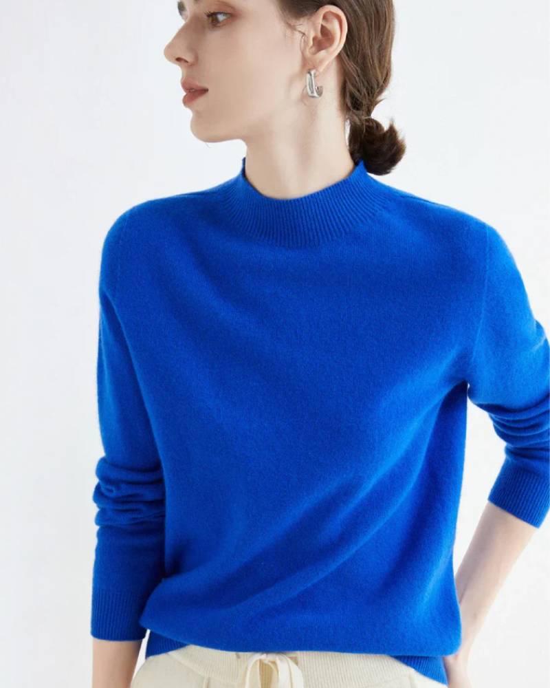 100% Merino Wool Turtleneck Jumper