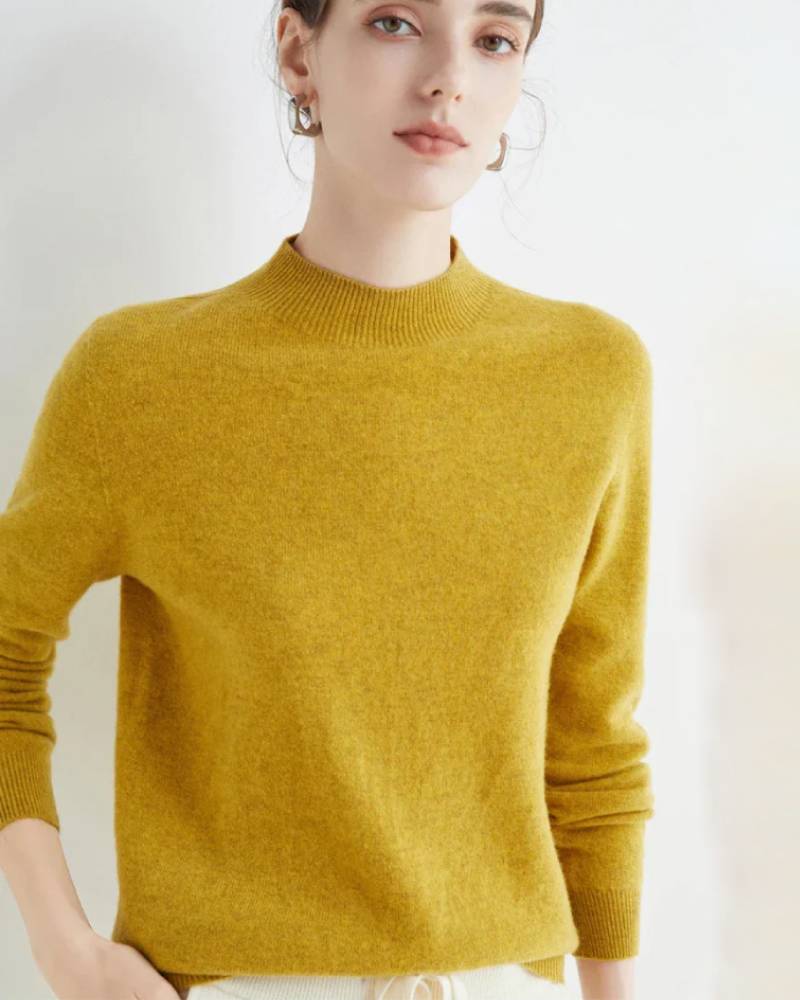 100% Merino Wool Turtleneck Jumper
