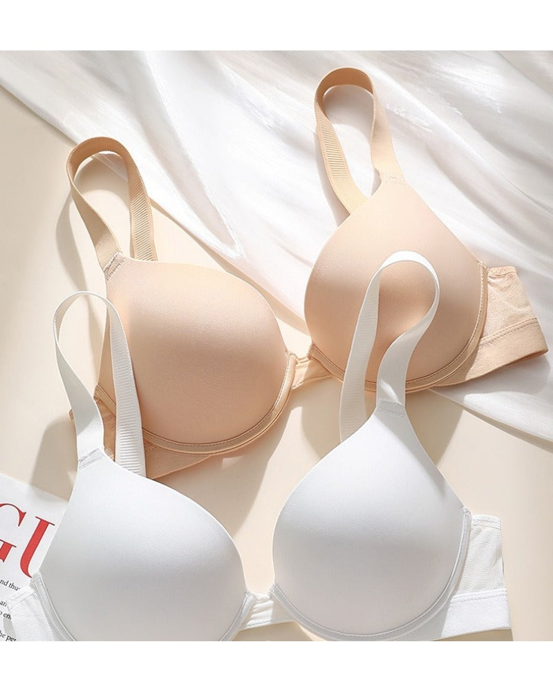 Plus Size Push-Up Deep V Seamless Bra