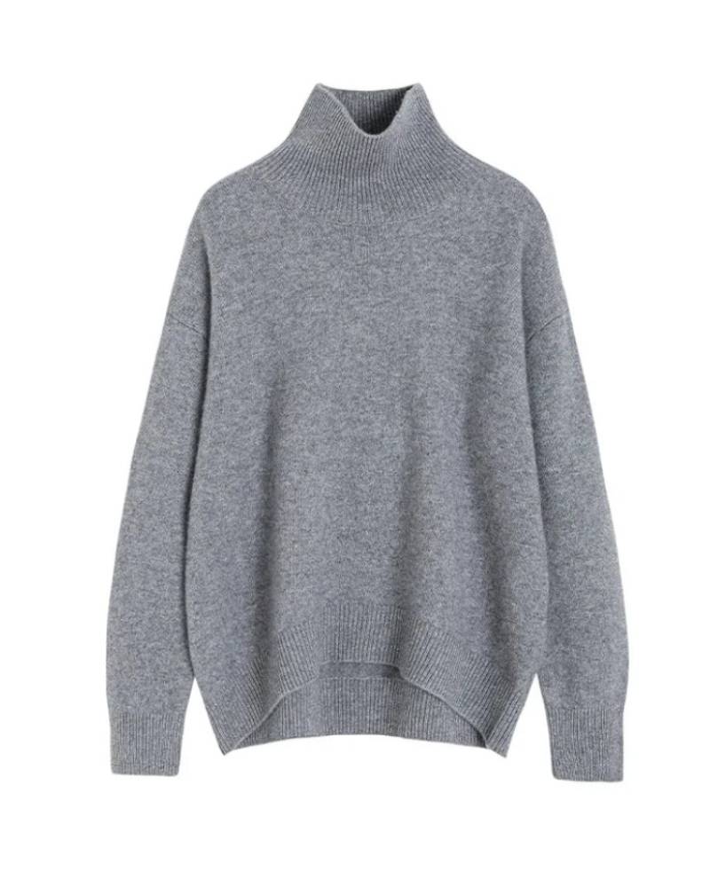 Cashmere Turtleneck Pullover Sweater