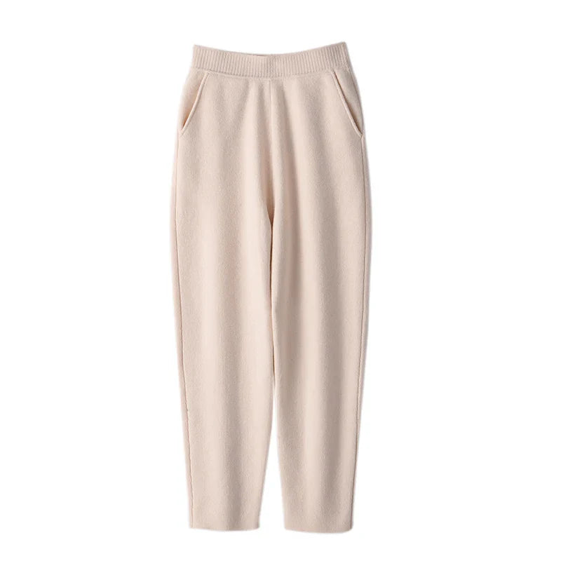 High Rise Cashmere Harlan Pants
