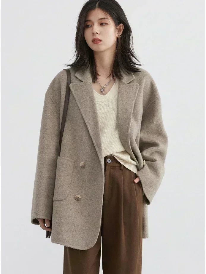 Retro Double-sided Woolen Coats
