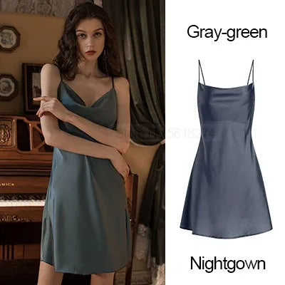 Sexy Satin Night Dress