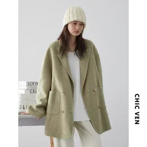 Retro Double-sided Woolen Coats