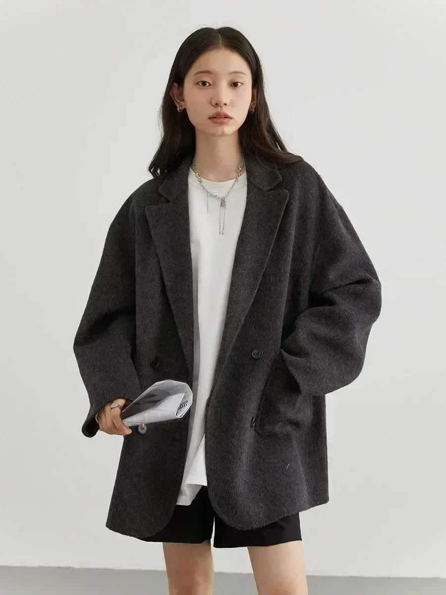 Retro Double-sided Woolen Coats
