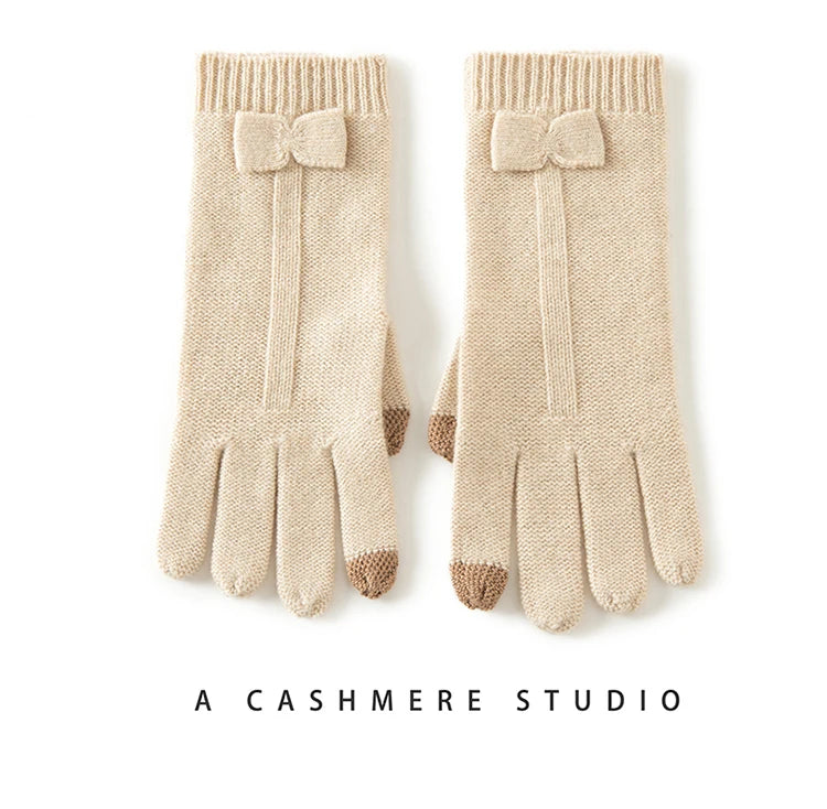 Full Finger Pure Cashmere Gloves