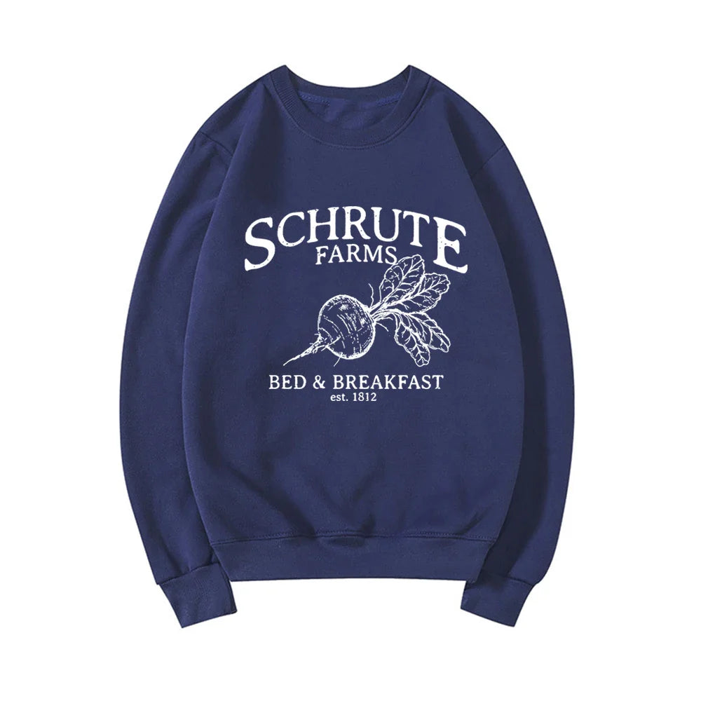 Schrute Farms Long Sleeve Pullover Sweatshirt