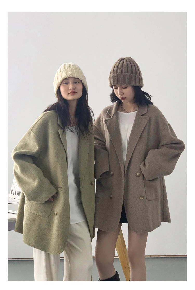 Retro Double-sided Woolen Coats