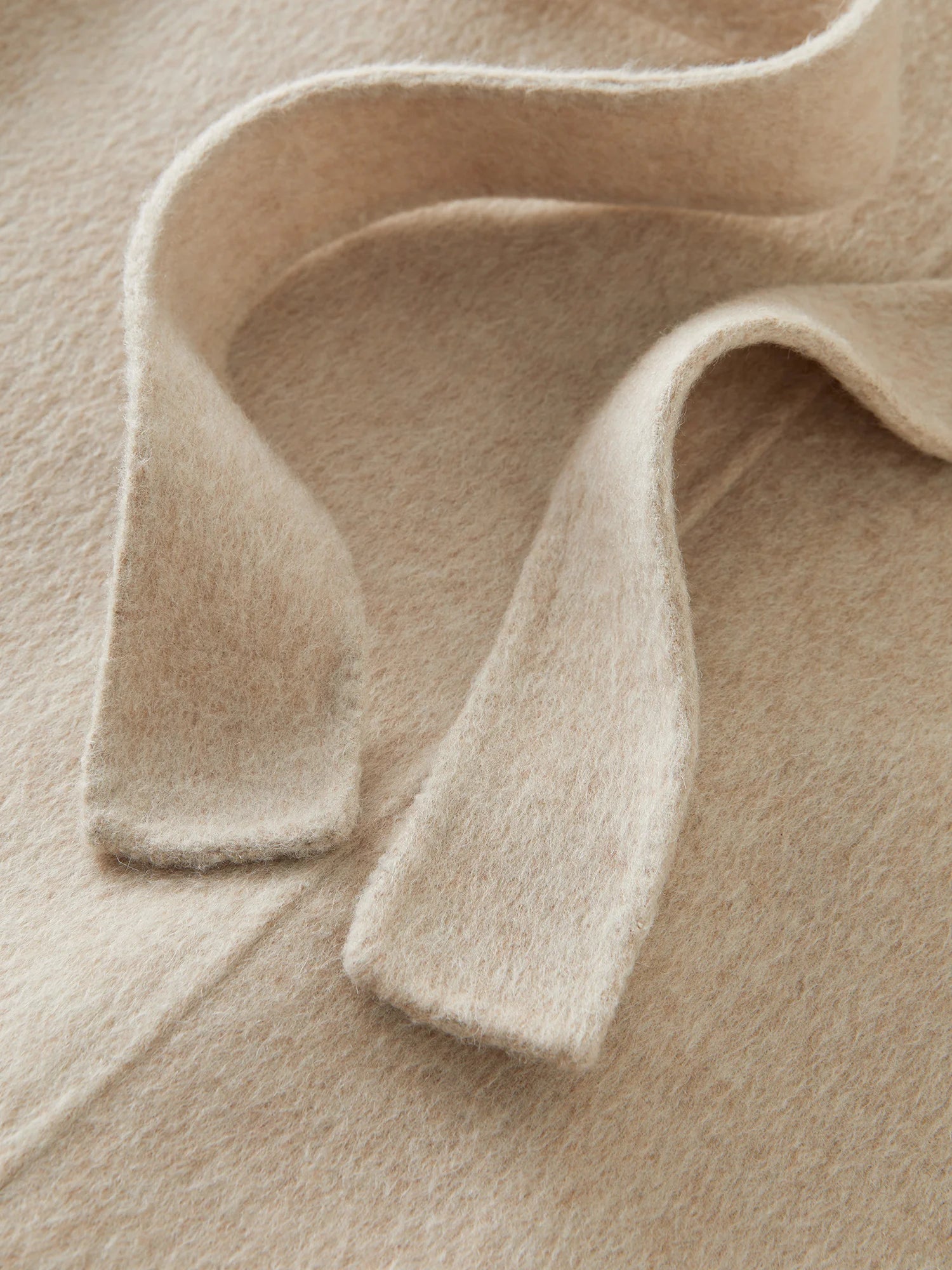 100% Wool Double Sides Tweed Long Coat