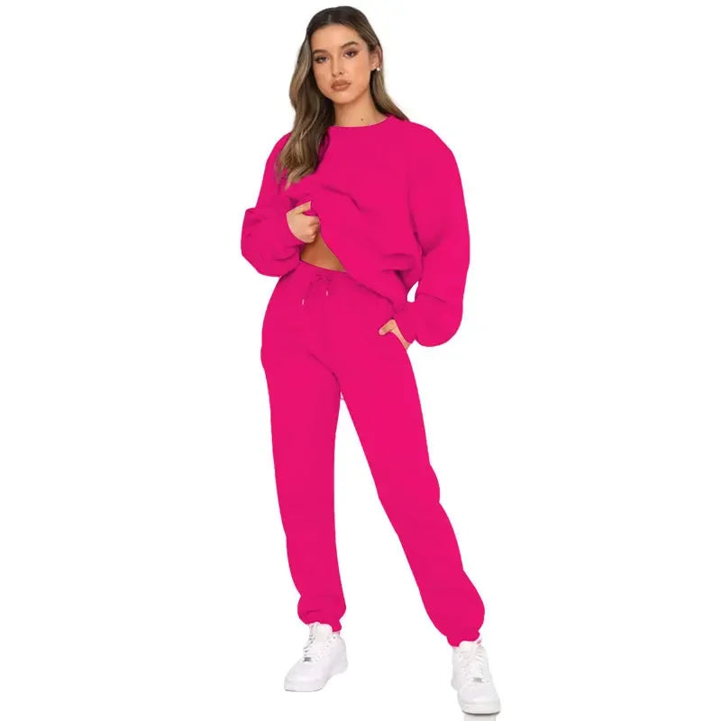 Thicken Sweatshirt & Pants Set