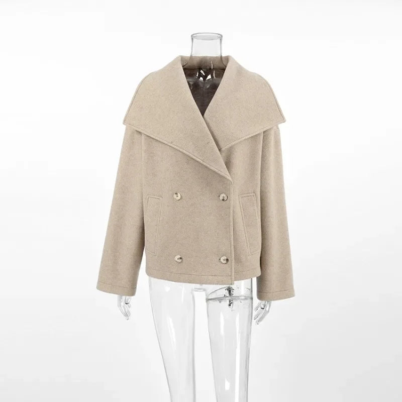 Retro Single Breasted Short Jacket