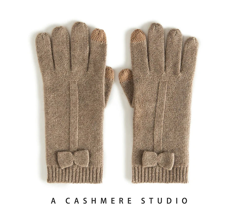 Full Finger Pure Cashmere Gloves
