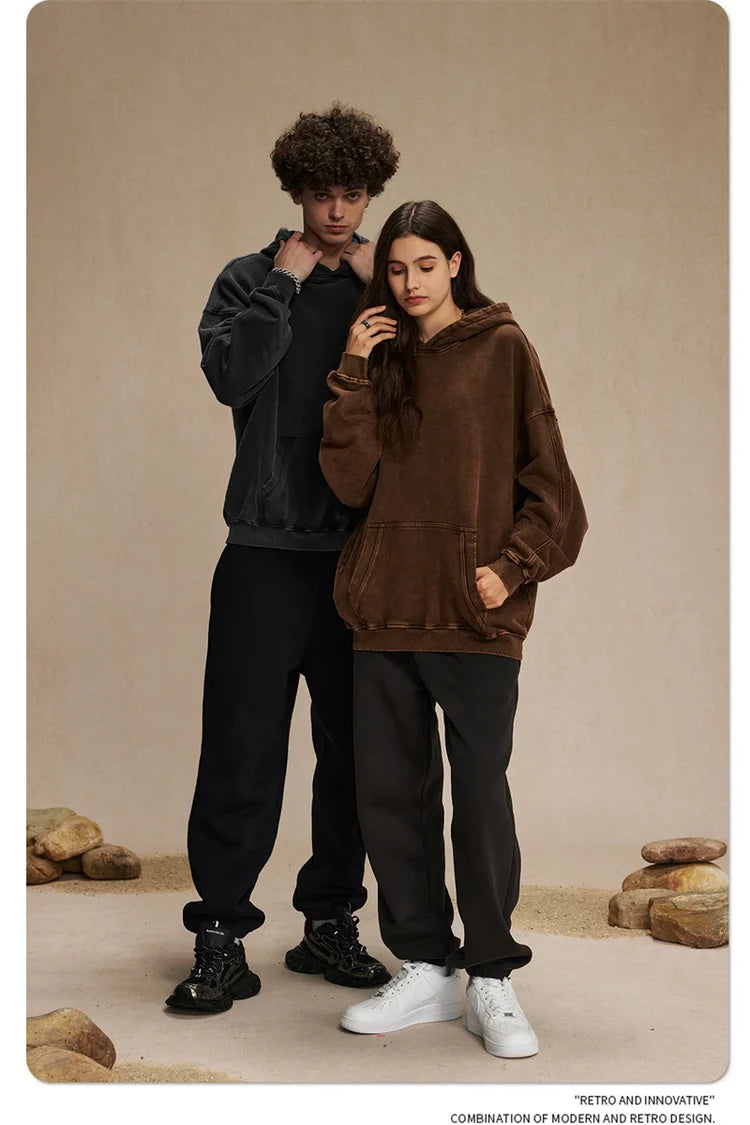 Vintage Batik Washed Cotton Hoodies