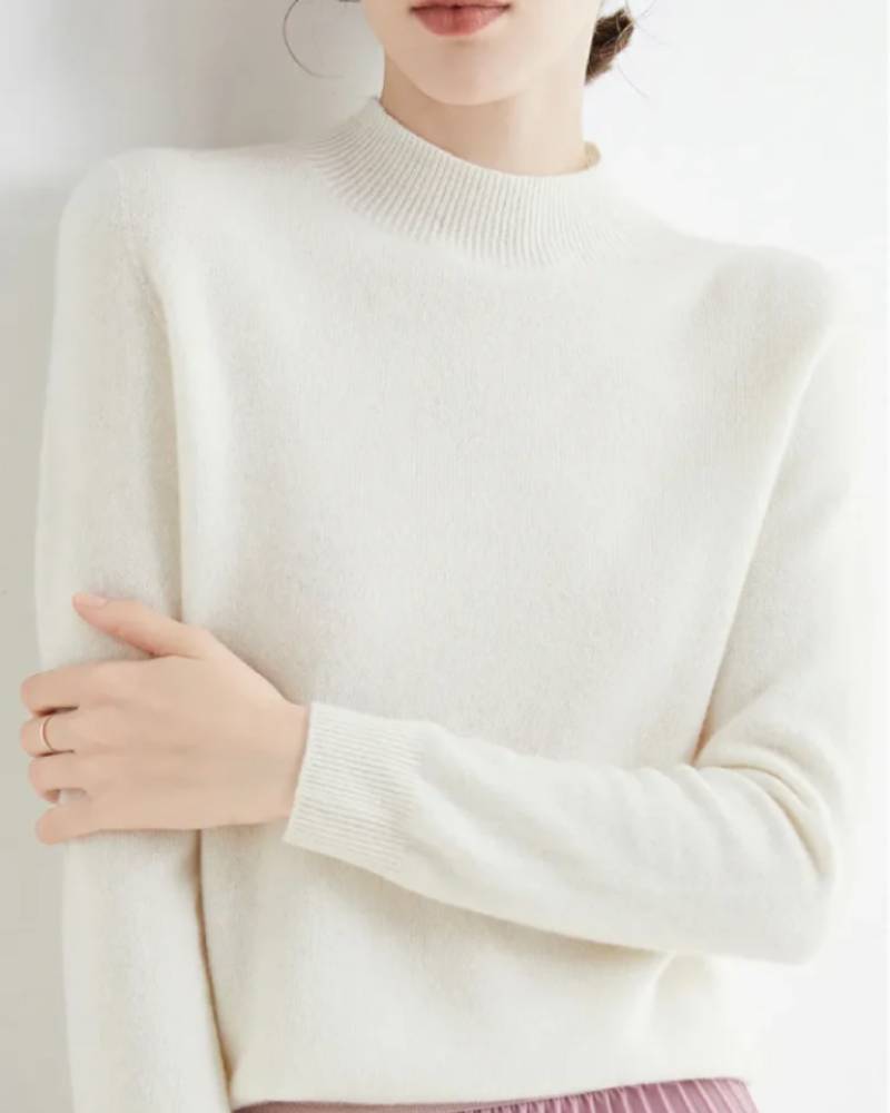 100% Merino Wool Turtleneck Jumper