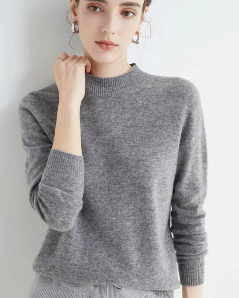 100% Merino Wool Turtleneck Jumper