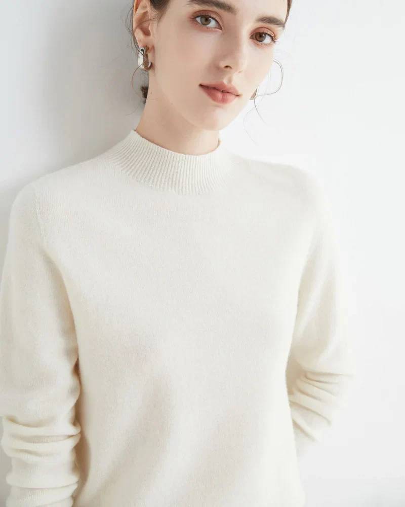 100% Merino Wool Turtleneck Jumper