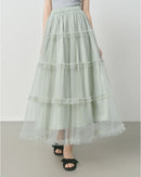 Mesh A-line Cake Skirt