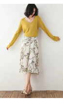 V-Neck Wool Blend Knitted Jumper