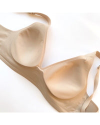 V-neck seamless rimless bra