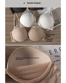 U-shaped mesh neck and back underwear Bra