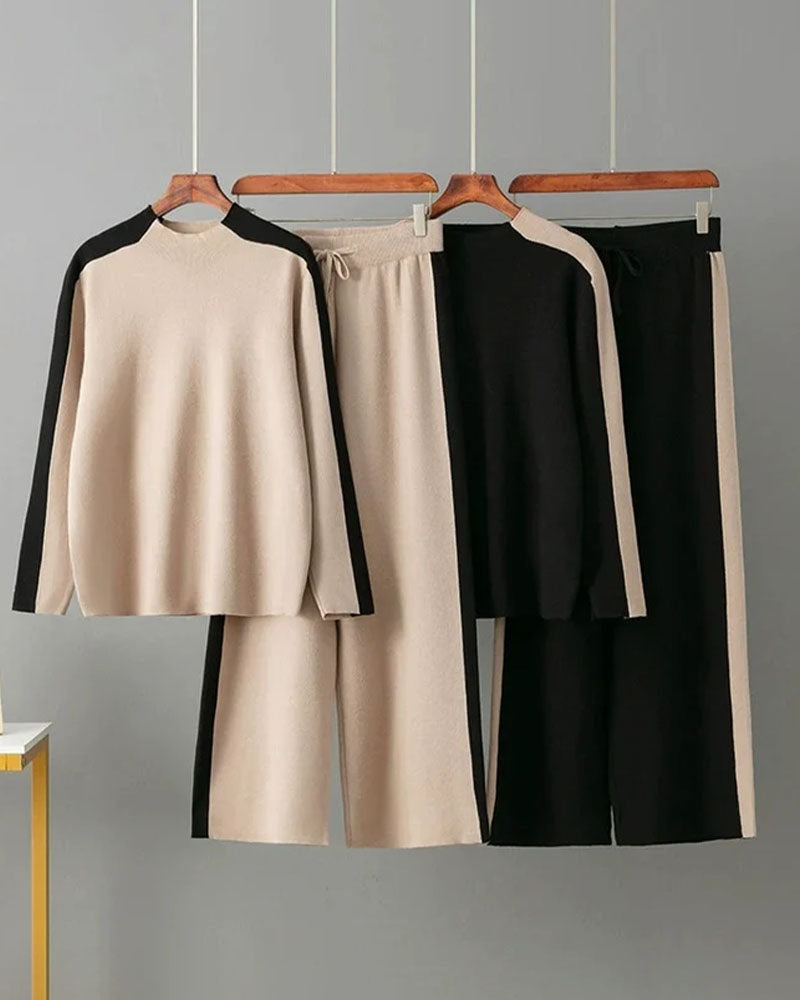 Basics Color Block Casual Sets