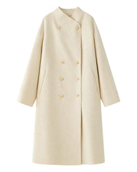 100% Wool Double Breasted Double-sided Coat