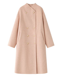 100% Wool Double Breasted Double-sided Coat