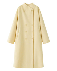 100% Wool Double Breasted Double-sided Coat