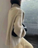 Cashmere Turtleneck Pullover Sweater