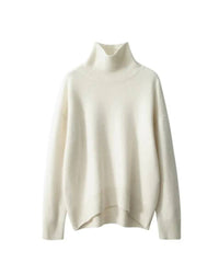 Cashmere Turtleneck Pullover Sweater