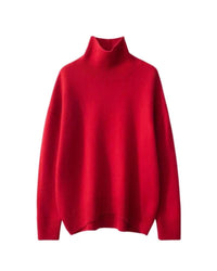 Cashmere Turtleneck Pullover Sweater