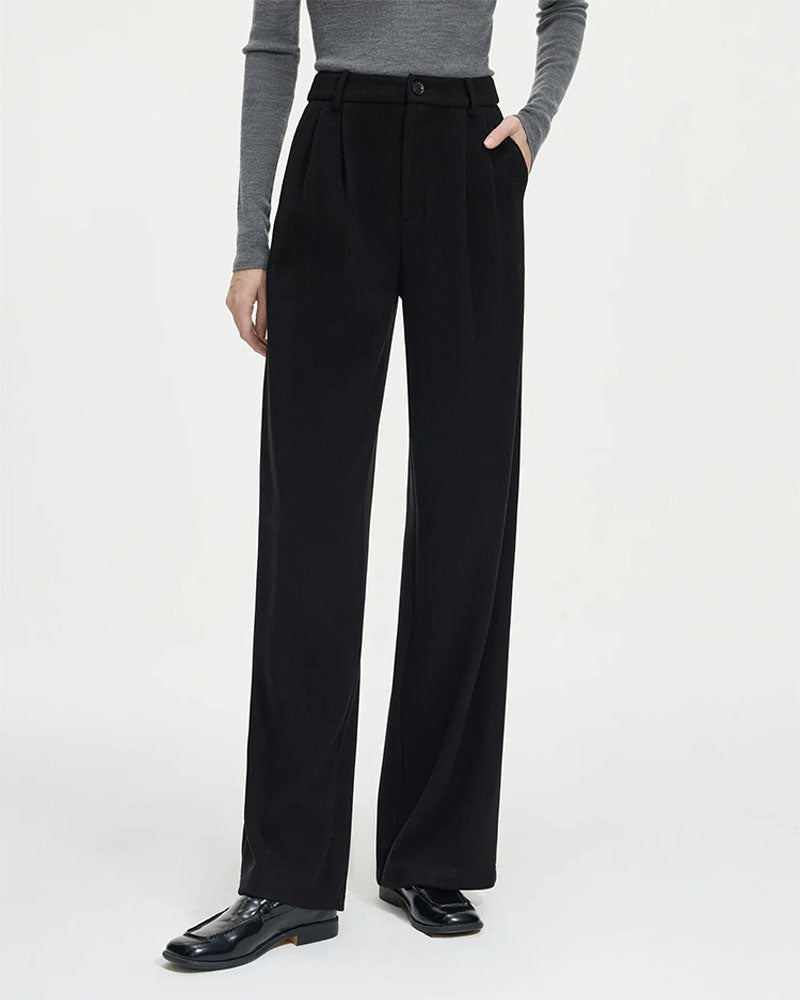 Commuter Straight Knitted Pants