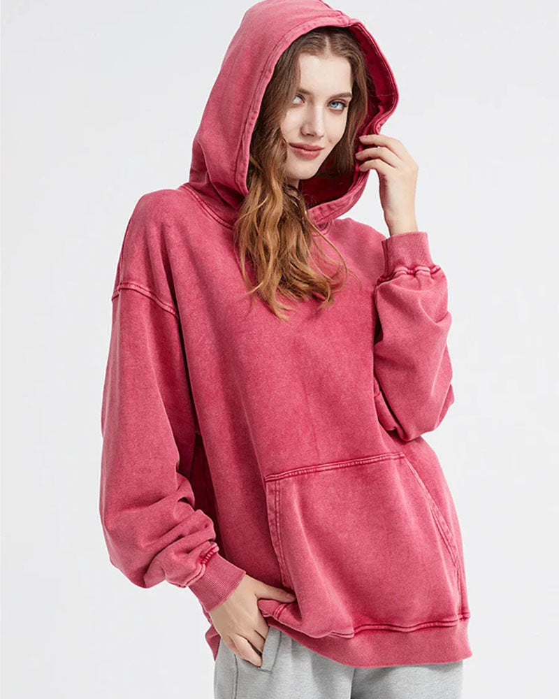 Cotton Loose Retro Thicken Hoodie