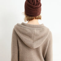 Wool Knitted Hooded Sweater