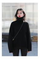 Loose Turtleneck Pullover Sweaters