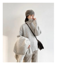 Loose Turtleneck Pullover Sweaters