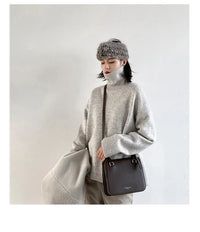 Loose Turtleneck Pullover Sweaters