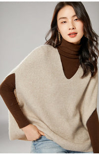 Oversized Wool Knitted Vest