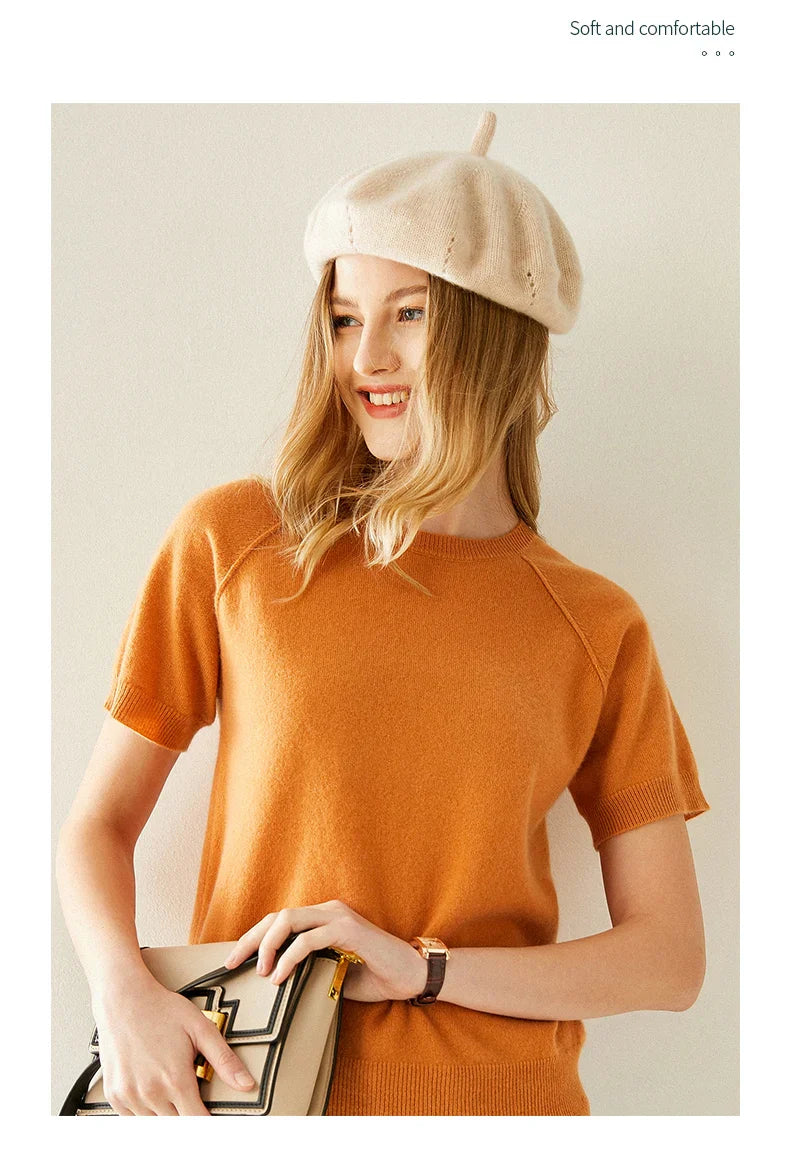 Petite Fashion Cashmere Knitted Beret