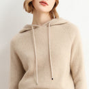 Wool Knitted Hooded Sweater