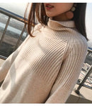 Thick Turtleneck Wool Sweater