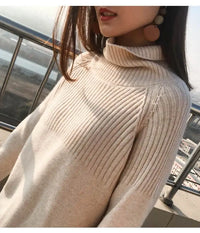 Thick Turtleneck Wool Sweater