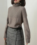 Thick Turtleneck Wool Sweater