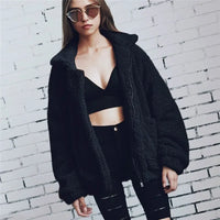 Teddy Fleece Faux Fur Jacket
