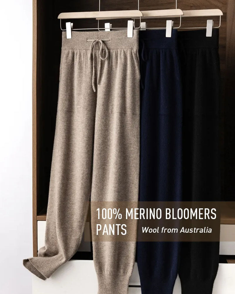 Mid Rise Merino Wool Joggers