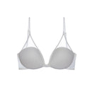 U-shaped mesh neck and back underwear Bra