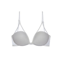 U-shaped mesh neck and back underwear Bra