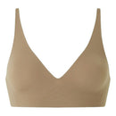 V-neck seamless rimless bra