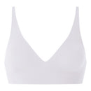 V-neck seamless rimless bra